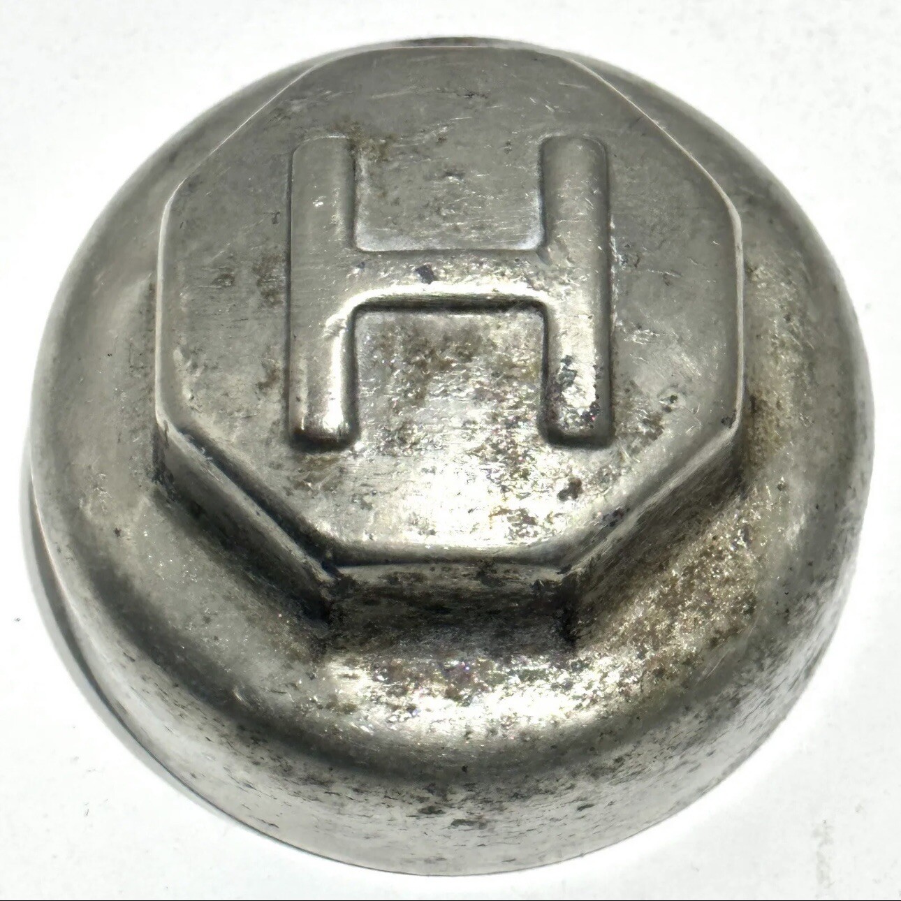 Used 1910's 1920's Hupmobile Threaded Screwon Brass Era Hubcap Hub