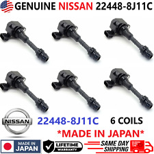 GENUINE Nissan x6 Ignition Coils For 2001-2019 Nissan & Infiniti, 22448-8J11C