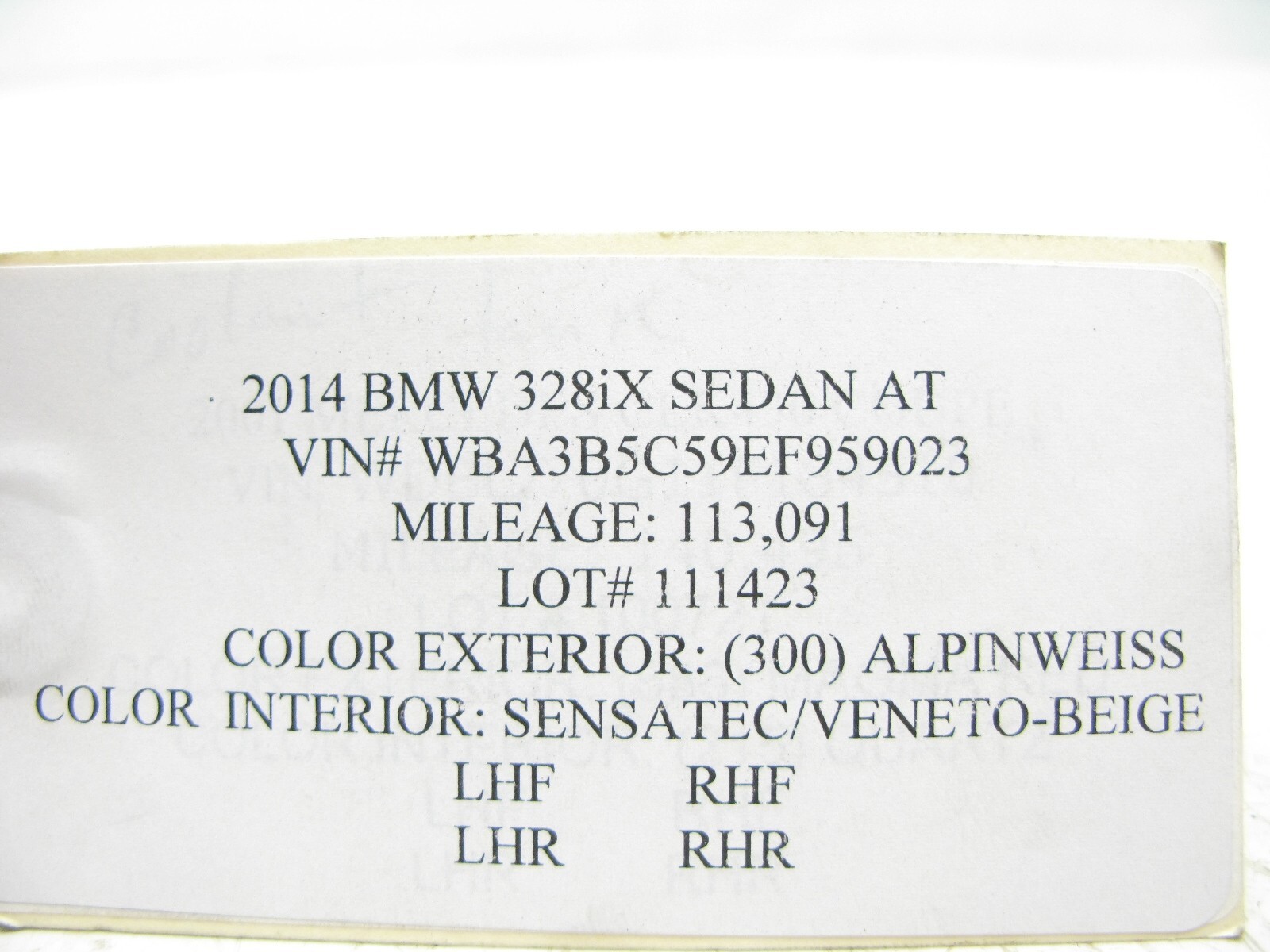 Used 1319 Bmw F30 320i 328i Xdrive Under Body Engine Belly Pan Skid Plate 111423 for Sale