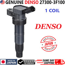 GENUINE DENSO x1 Ignition Coil For 2008-2017 Hyundai & Kia I4 V8, 27300-3F100