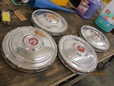 1960 2010 SET OF 4 Rambler AMC Dog Dish 1960's Hubcaps ORIGINAL AMERICAN MOTORS