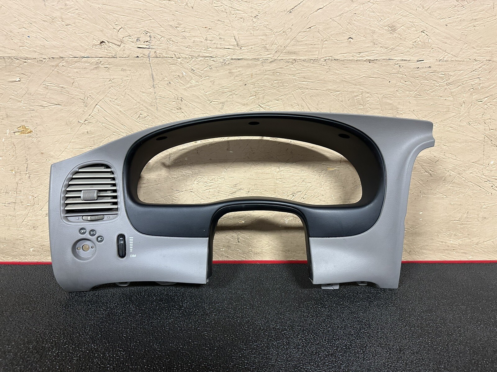 Used 199506 Ford Ranger Speedometer Cluster Dash Bezel Trim Oem Gray
