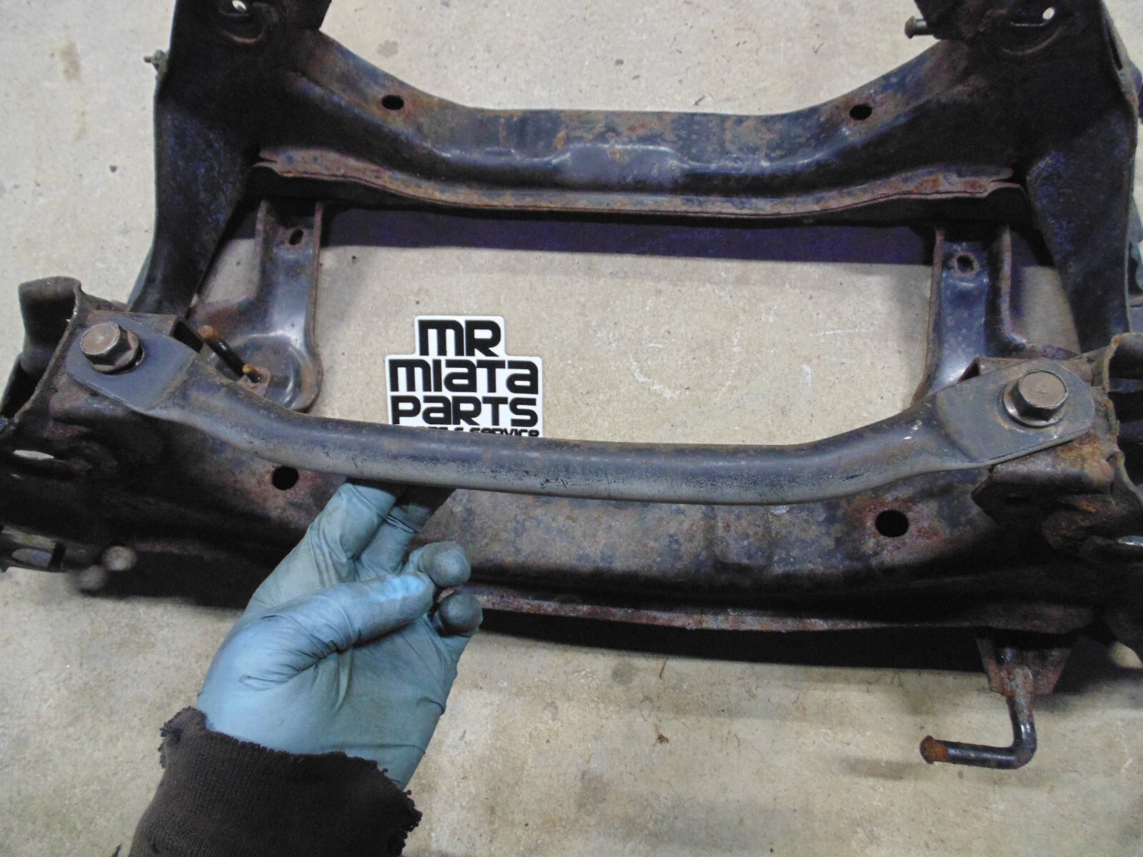 Used 9093 Mazda Miata Oem Rear Subframe Brace Bar Crossmember Na 1.6