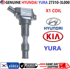 GENUINE YURA x1 Ignition Coil For 2016-2023 Genesis Hyundai Kia V6, 27310-3L000