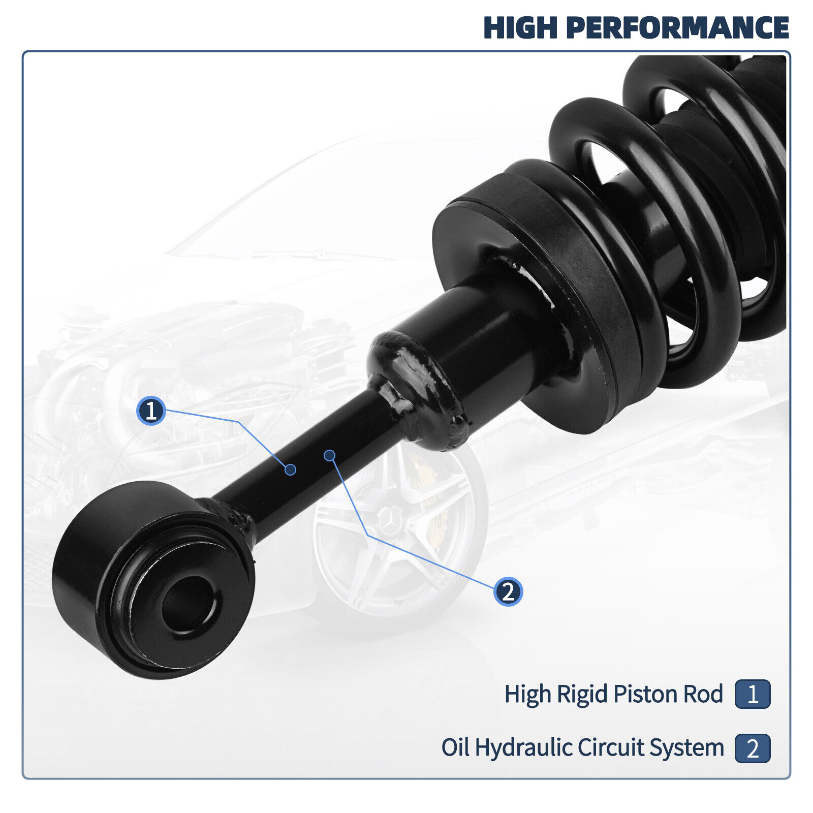 New Front Rear Strut Shock Absorber For Lincoln Mark Lt Ford F Wd For Sale