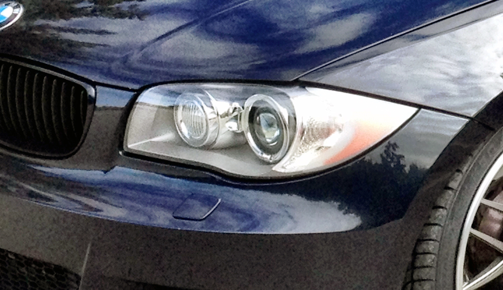 New Bmw 1 Series E82 E88 Headlight Overlay Eyelid Amber Gone Removal