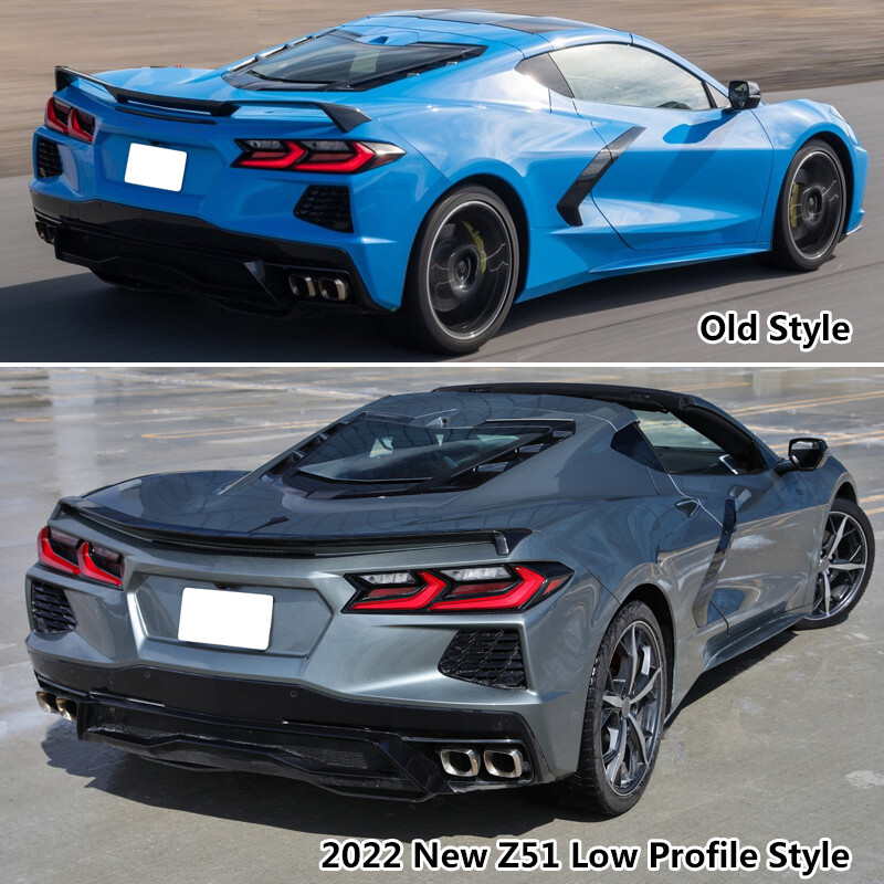 New Carbon Flash Z51 Low Profile Style Rear Spoiler For 20202024