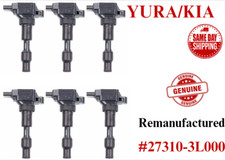 Genuine 6x YURA Ignition Coils For 2018-2023 Kia Stinger 3.3L V6 #27310-3L00