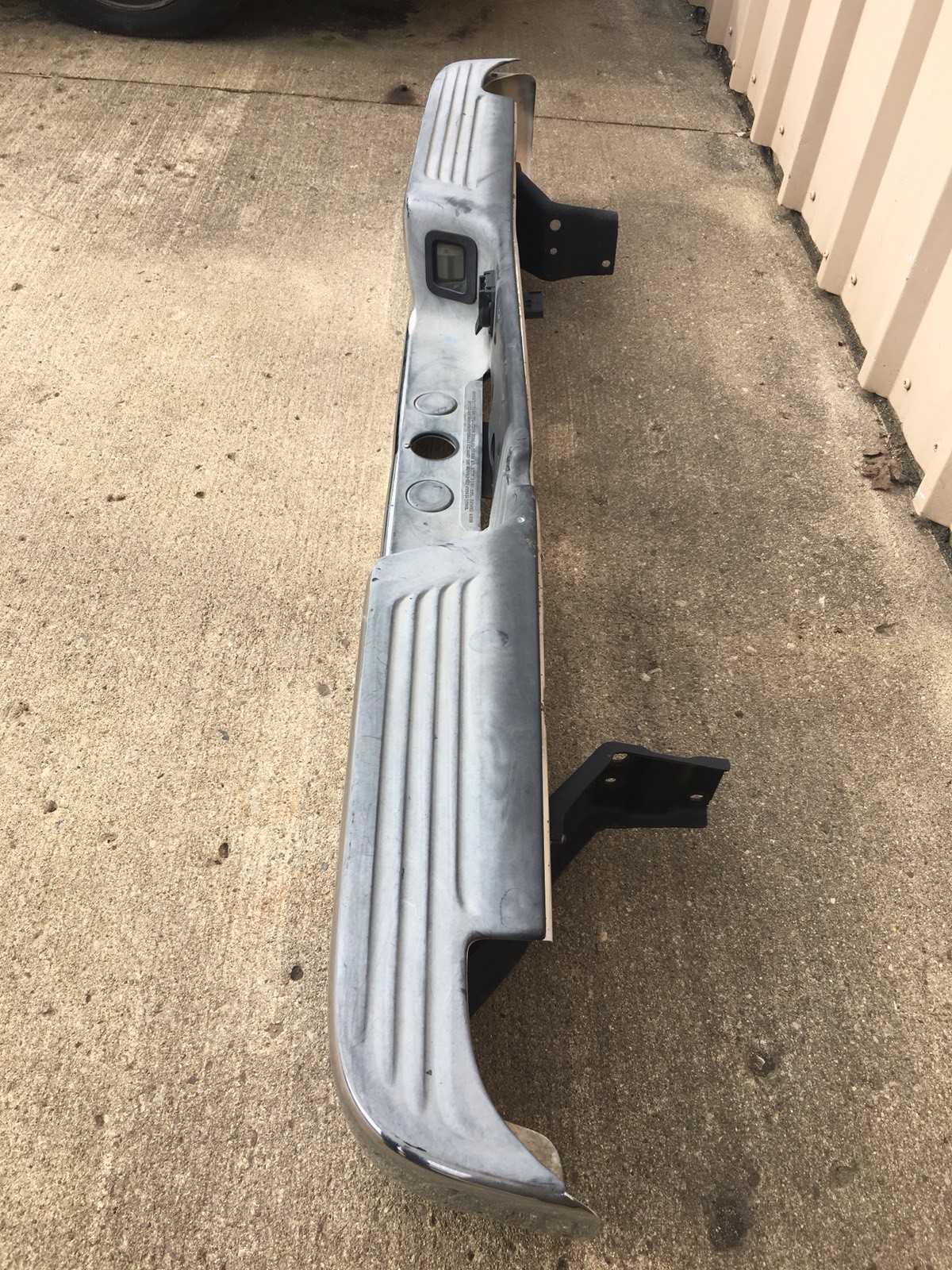 Chrome Rear Step Bumper Assembly for 2004-2008 Dodge RAM 1500 2500 3500