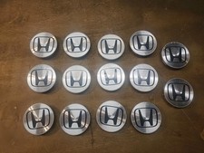 2014 Silver/Black HONDA Wholesale Lot Of Wheel Center Caps 44732-sxo-j010