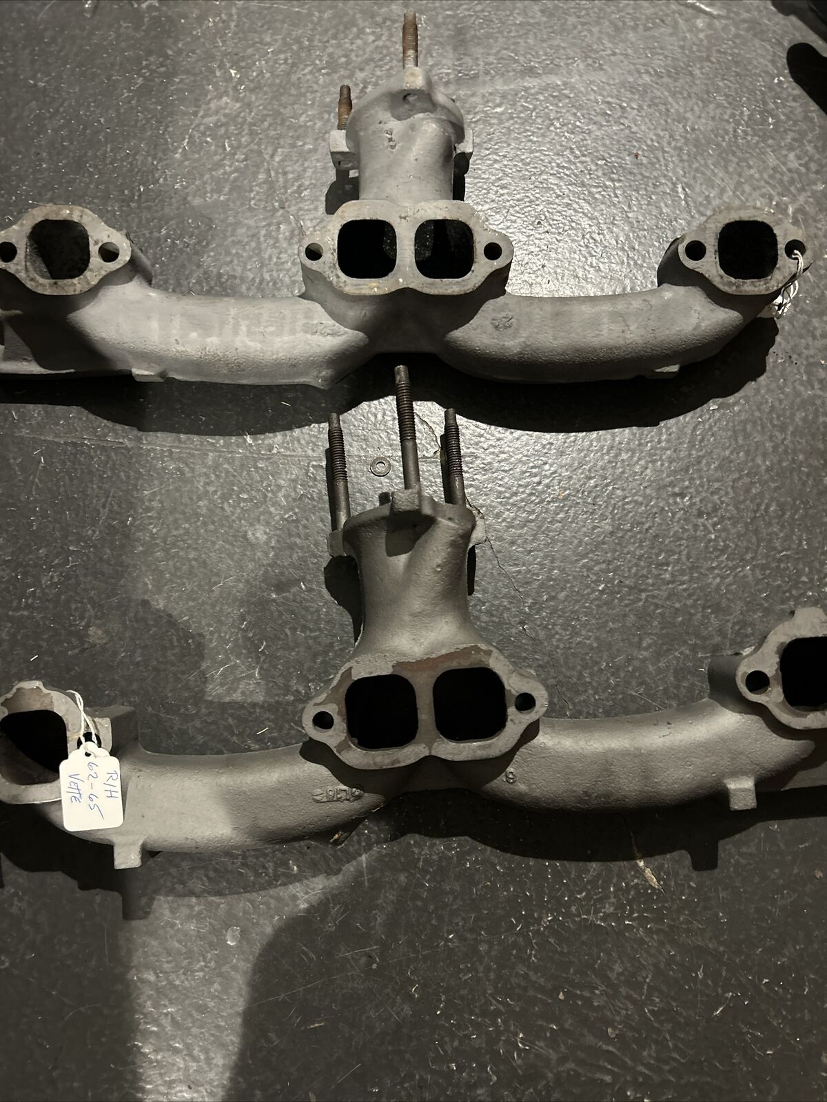 Used Oem Gm Sbc Rh Ram's Horn Exhaust Manifold 3750556 58-65 Corvette ...