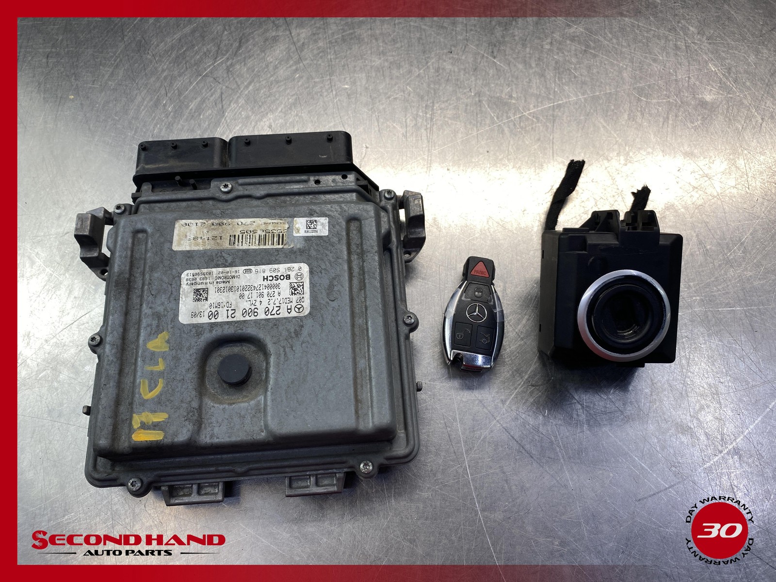 Used 2014-2018 Mercedes W117 Cla250 Cla45 Amg Ecu Ecm Key Ignition Set ...