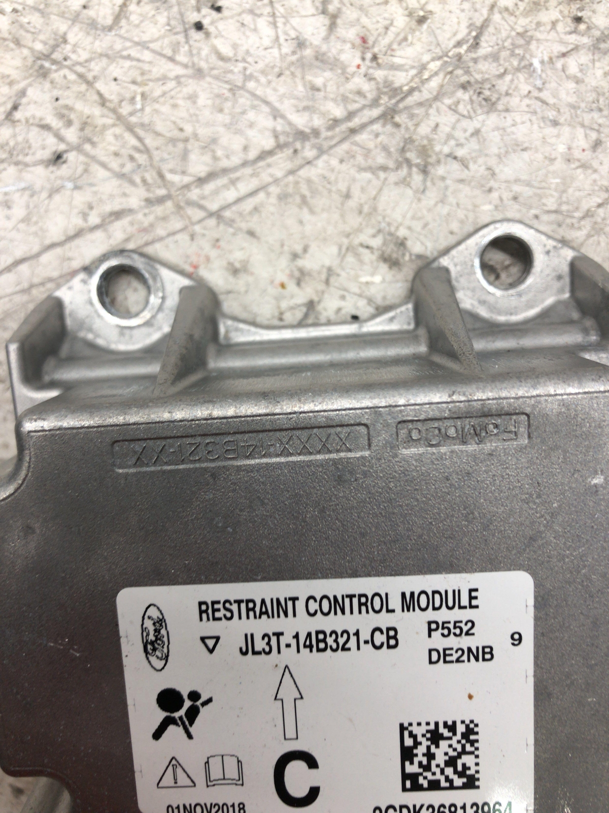 Used 20182020 Ford F150 Air Srs Bag Control Module *needs Reset