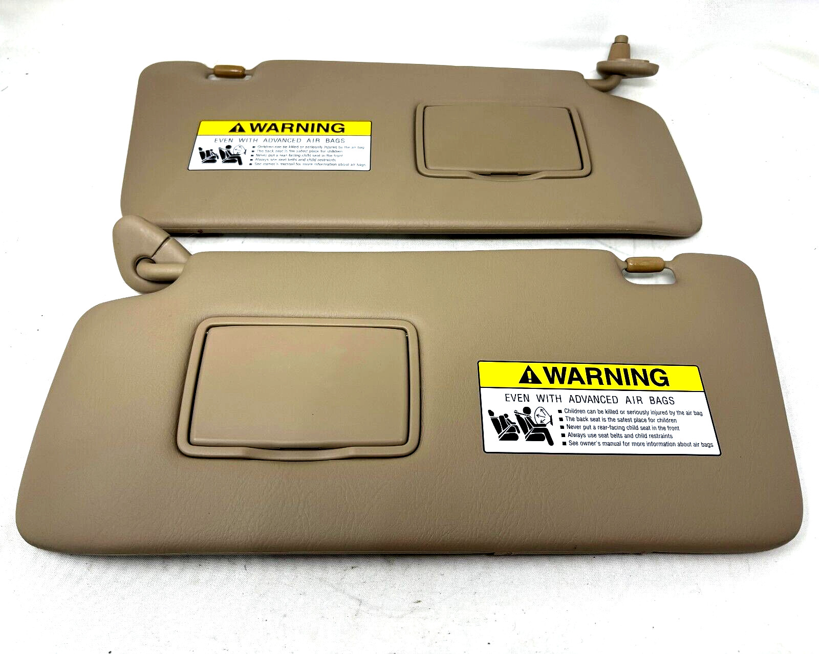Used 20052006 Honda Crv Crv Sun Visors Sunvisors Pair Brown Tan Screw