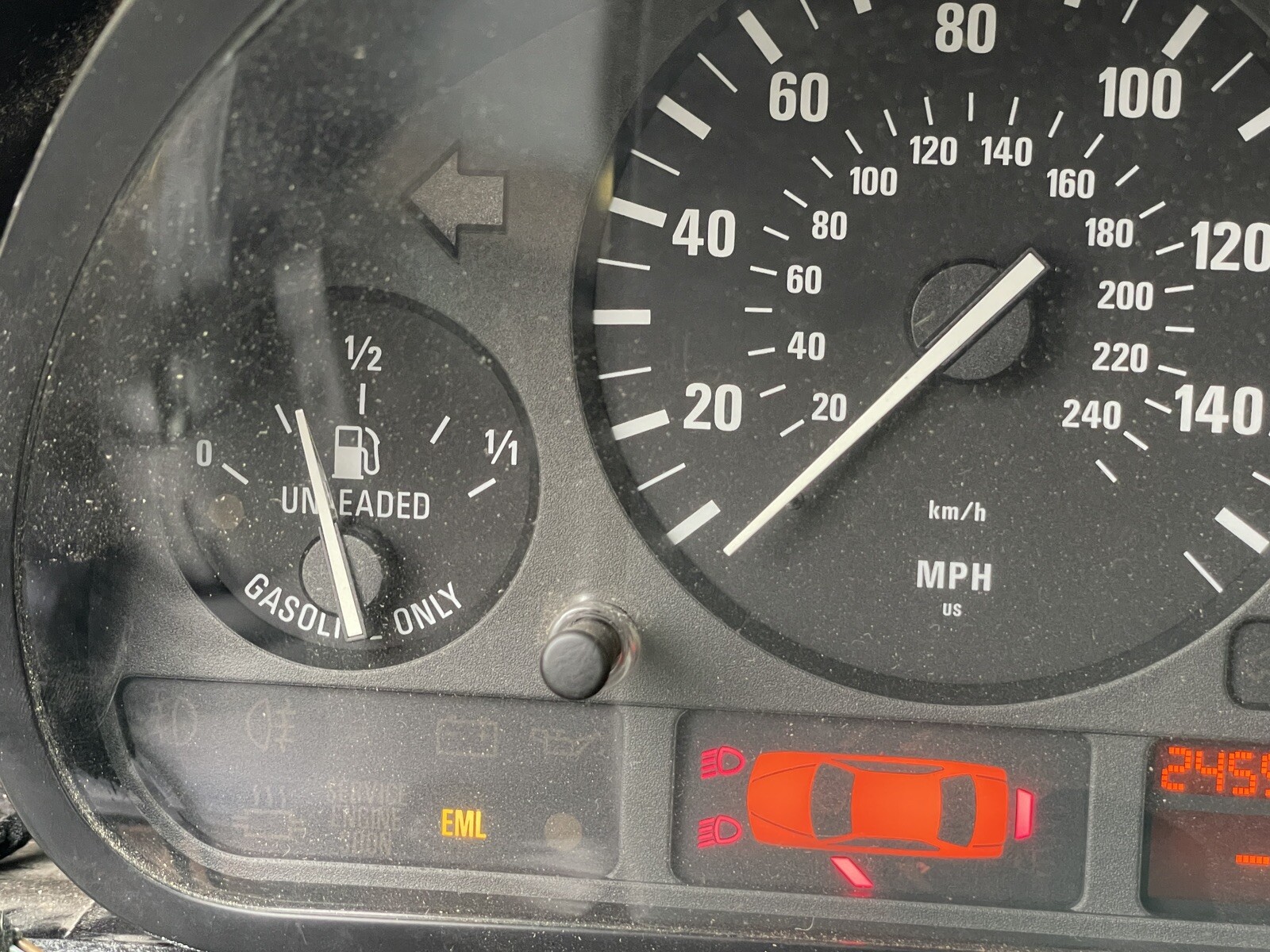 Used 0103 Bmw E39 525i 530i Instrument Cluster Speedometer Dash 245k