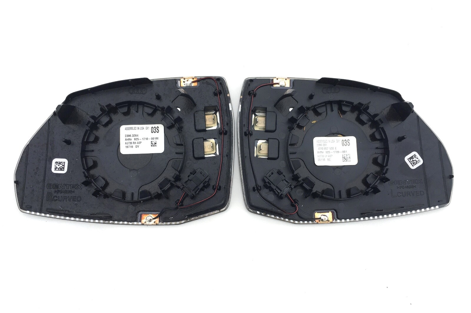 Used 1723 Oem Audi Q5 Sq5 Q7 L+r Side View Mirror Wide Angle Glass