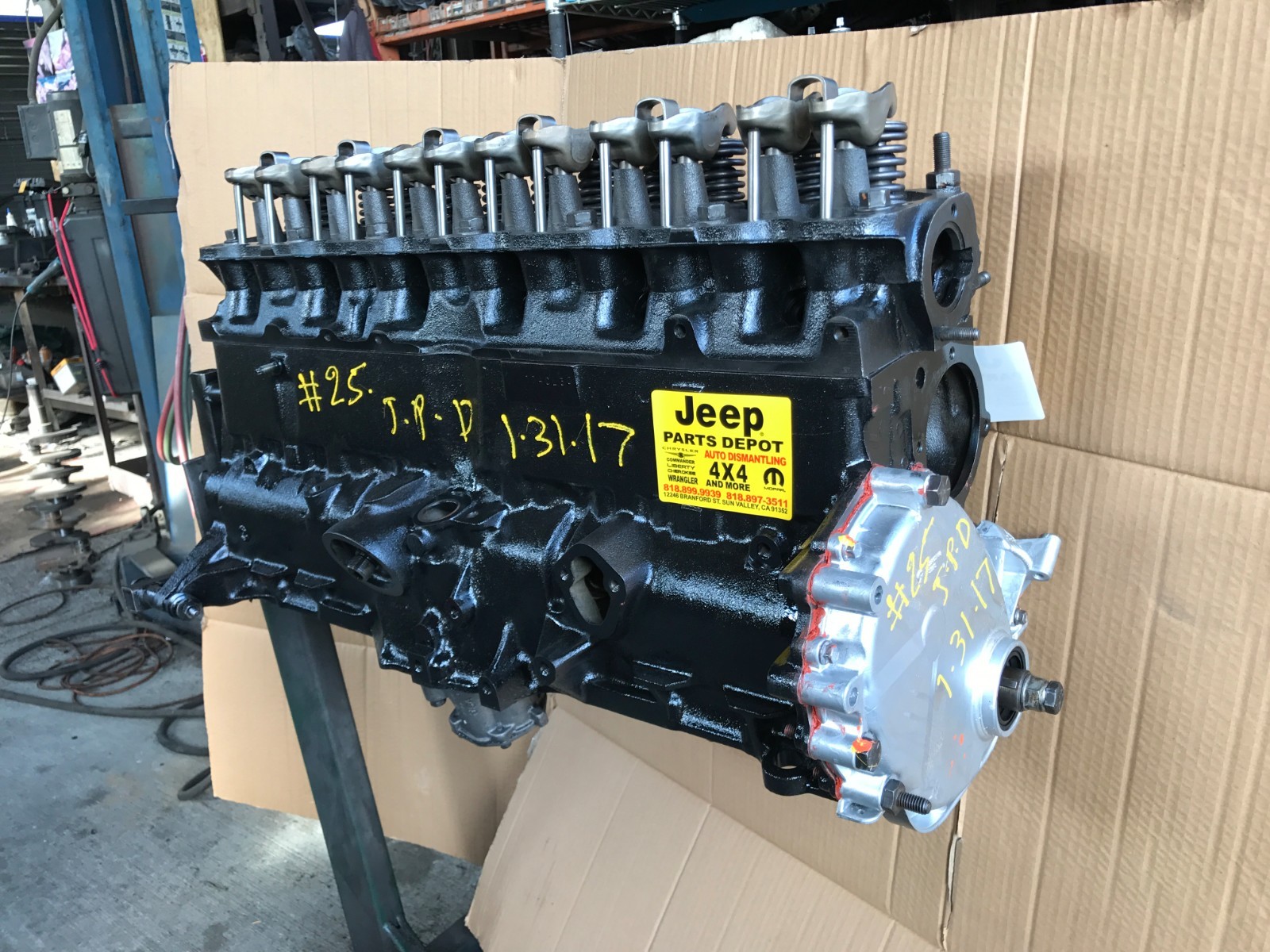Remanufactured 199906 Wrangler Jeep Tj Motor Grand Cherokee 4.0l
