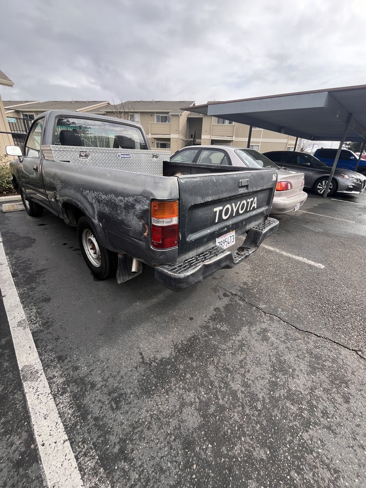 For Parts Or Not Working (just The Bed)1998-94 Toyota Pickup Bed Truck ...
