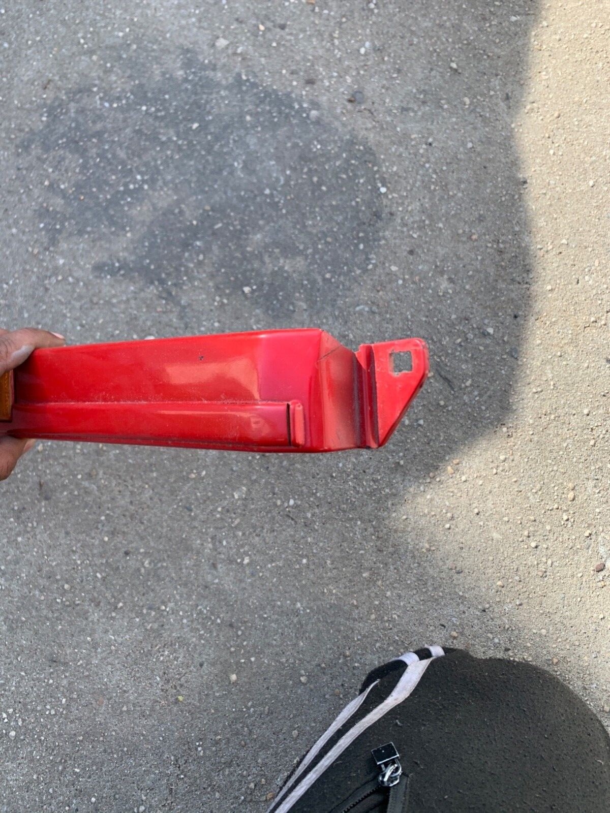 89-92 Toyota Supra MK3 Front Nose Header Panel Cover Medium RED Pearl OEM main image 1