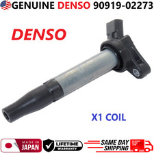 GENUINE DENSO x1 Ignition Coil For 2016-2021 Lexus Toyota 3.5L V6, 90919-02273