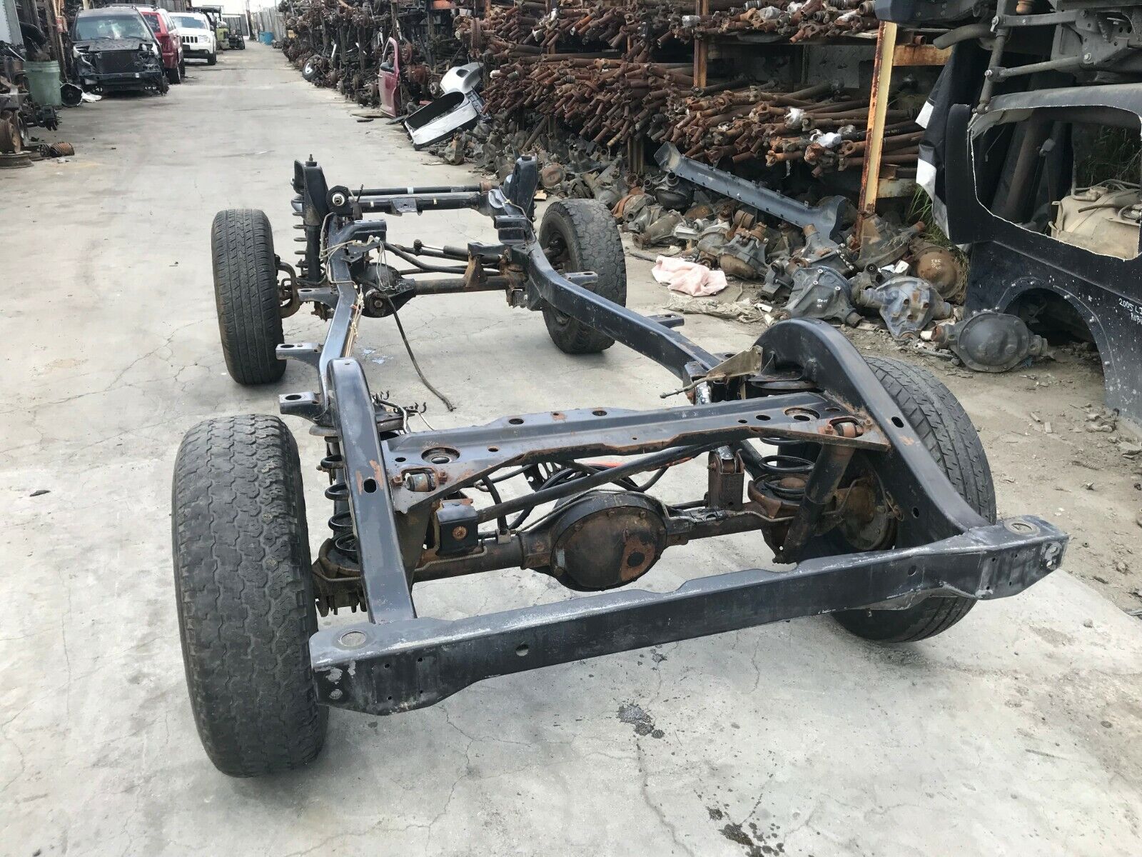 Used Jeep Wrangler Tj Rolling Chassis Cylinder L Frame