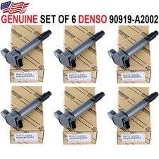 GENUINE DENSO Ignition Coils For 2005-2022 Toyota & Lexus I4 V6 V8, 90919-A2002