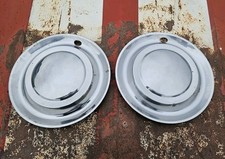 2015 2 Vintage 1960s Stainless Full Wheel Covers Plain No Logo Custom Citroen DS