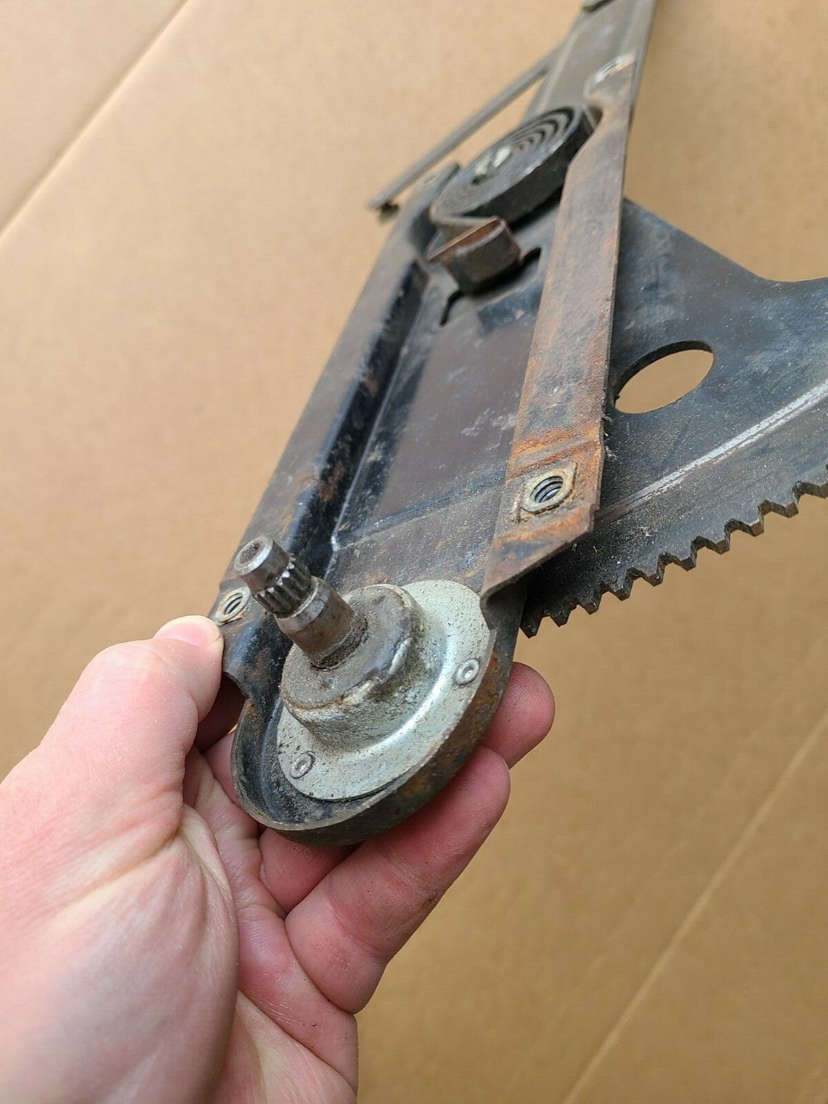 Used 1967 1967 Oem Ford Mustang Passenger Side Rh Window Regulator & Bolts for Sale C7ZB6523232A