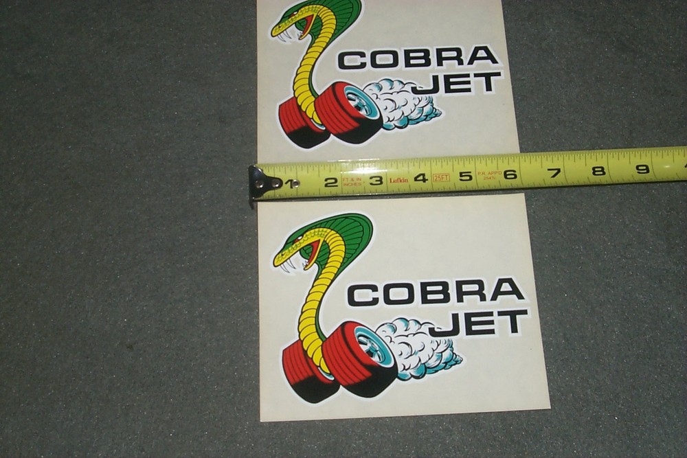 Used 1972 1972-1974 2 Nos Cobra Jet Decals Mercury Montego Gt 351 Cj ...