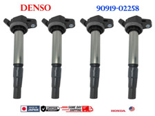 2008 2015 Genuine DENSO Ignition Coils 4x for Toyota Lexus 1.8L 2.4L I4 90919-0225