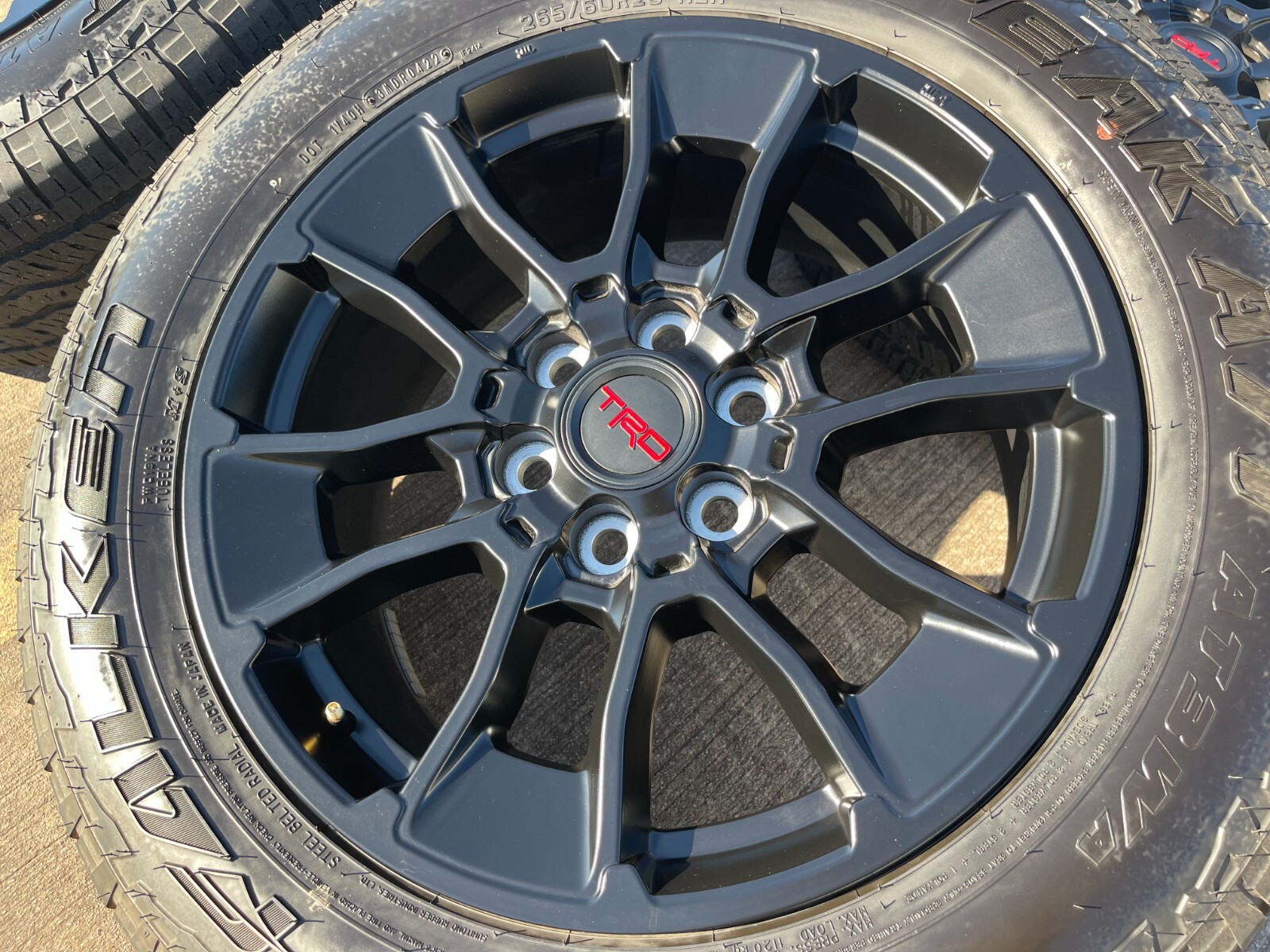 Used 20 Toyota Tundra 2022 2023 Trd Oem Wheels Rims A t3 Tires Tss 