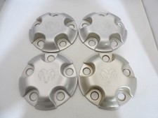 set of 4 2002 2003 2004 2005 2006-2008 Dodge Ram Truck Silver Wheel Center Caps