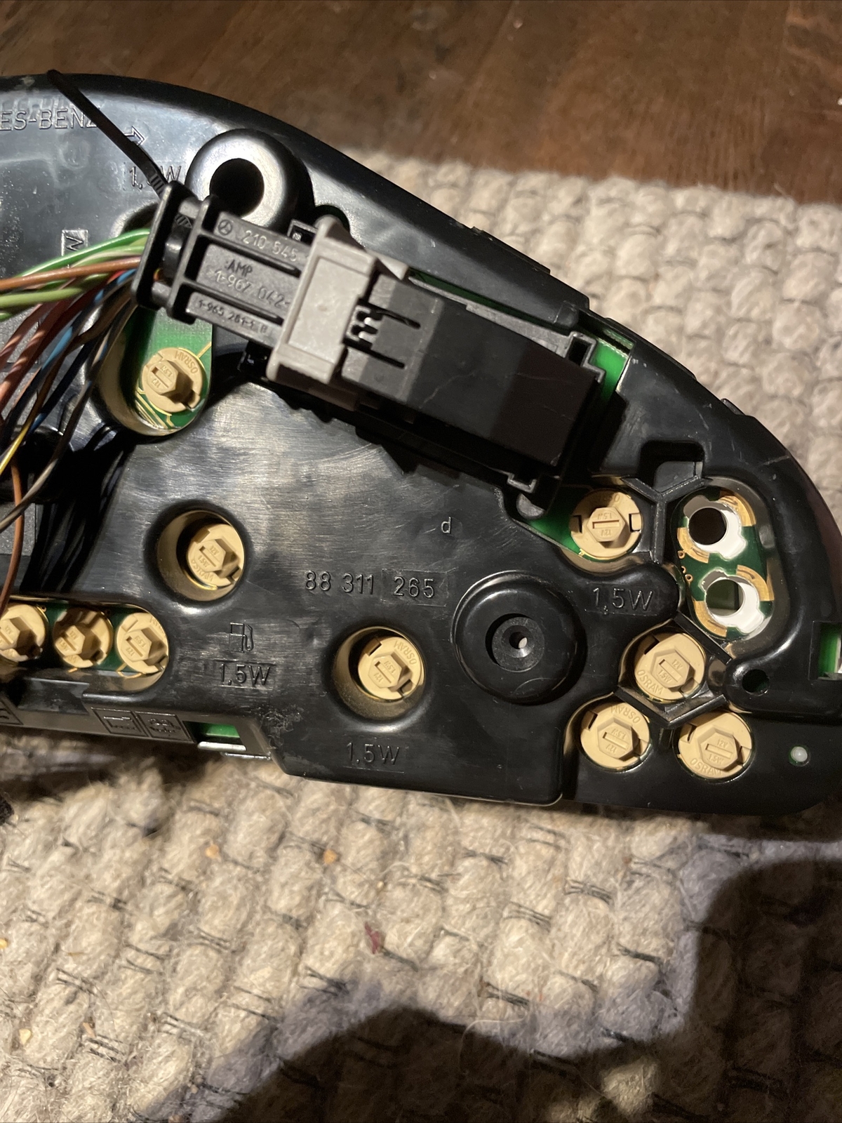 Used 1999 Mercedesbenz W202 C230 Sport Kompressor 260 Kmh Instrument