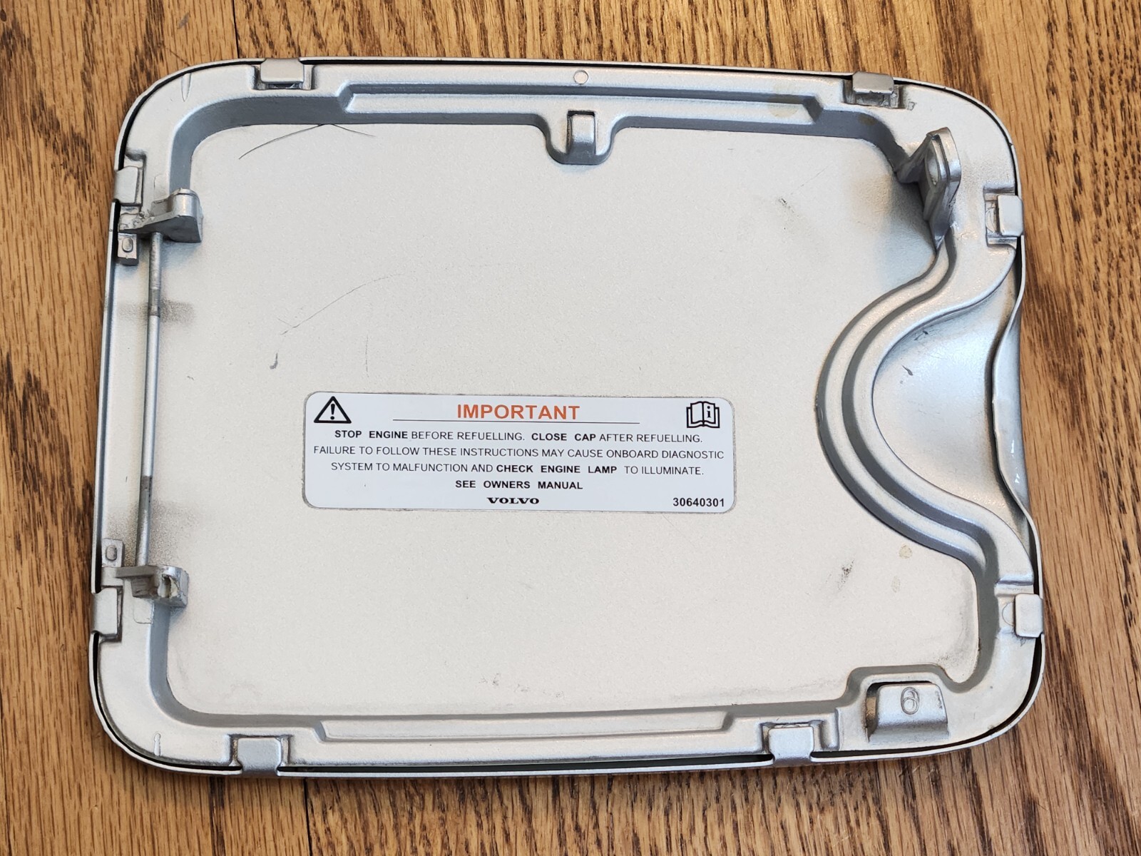 Used Volvo S60 V70 Xc70 Xc90 Gas Fuel Door Volvo Paint Code 426 Mystic