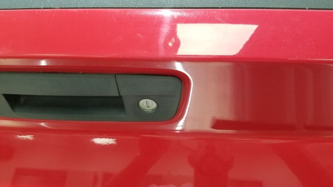 Used 2017 Dodge Ram 2500 Power Wagon Tailgate Assembly Red With Spray