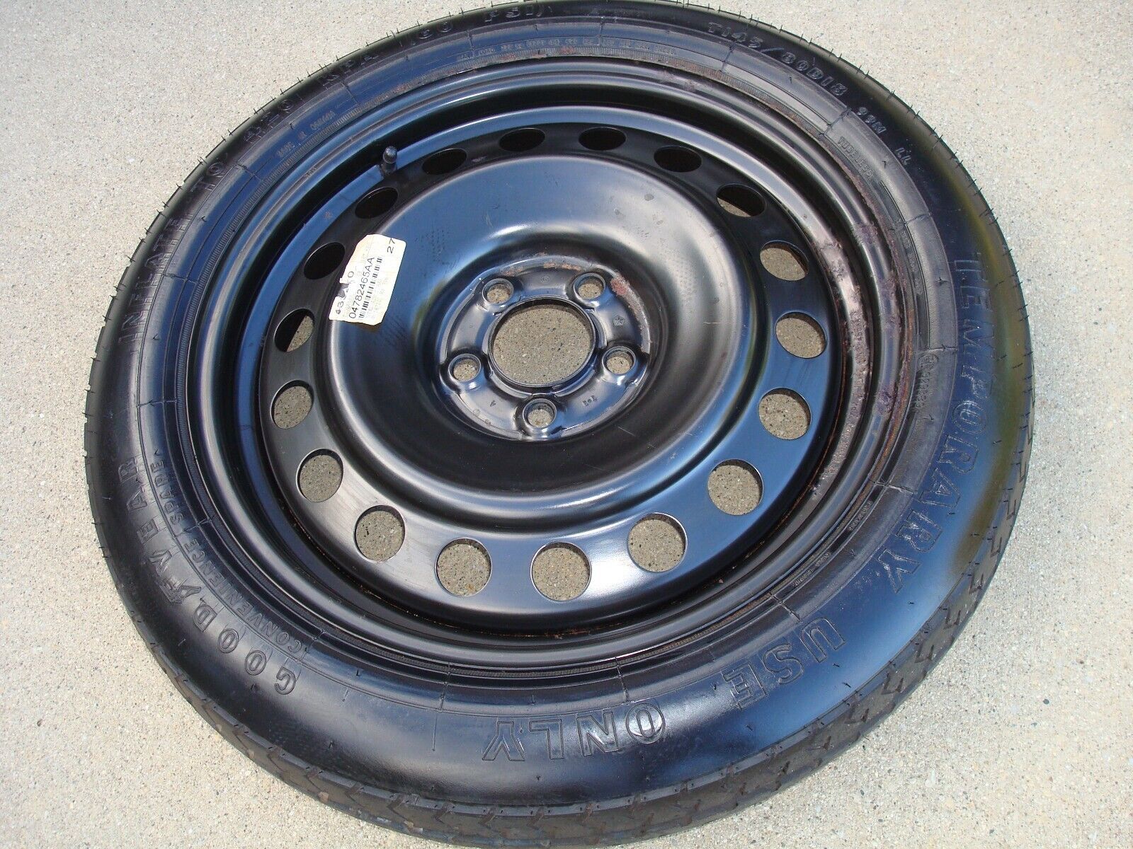 Used Chrysler 300c / Charger 2006-19 Compact Spare Wheel/tire. for Sale ...