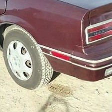 Buick Skylark, Somerset, 1986-1991, Left Rear Marker Light With Brown Bezel