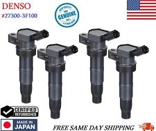 ✅ GENUINE DENSO Set Of 4 Ignition Coils For 2008-2017 KIA & HYUNDAI I4 V8 #