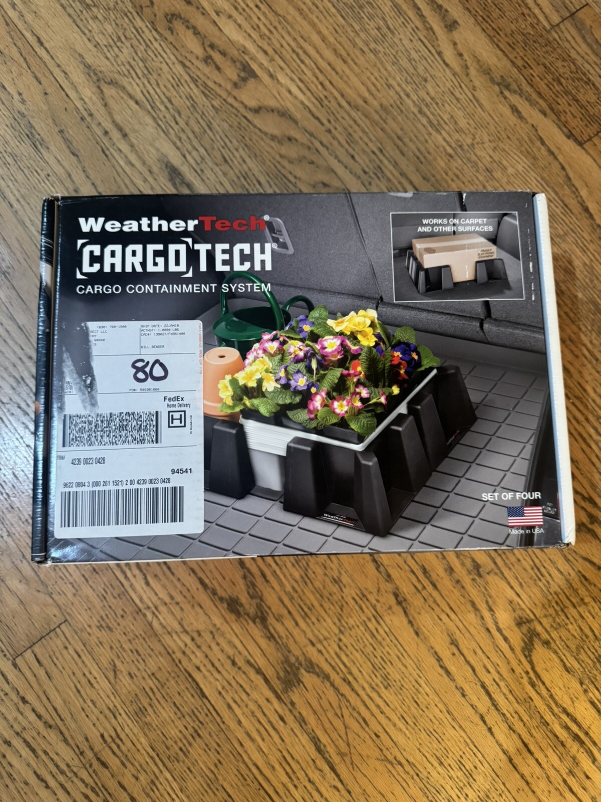 Used Weather Tech 'cargo Tech' 4pc Cargo Containment System 8ctk1 Made ...