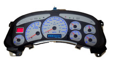 1999-2002 SILVERADO SIERRA 7 GAUGE INSTRUMENT CLUSTER SPEEDOMETER REMAN TRANSMISSION