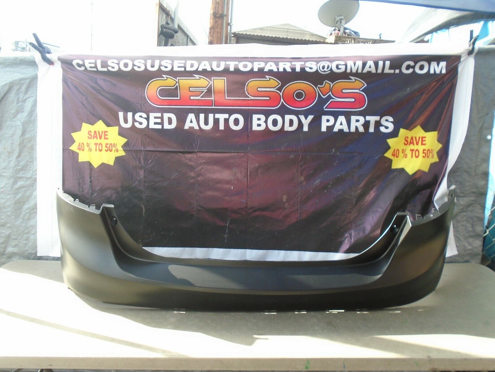 Used Oem 2013-2018 Ford Fusion Rear Bumper for Sale | DS7Z17K835AAPTM
