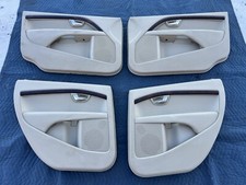 2008-2013 Volvo XC70 Front & Rear Tan Door Card Set of 4 Panel L & R OEM #4314E