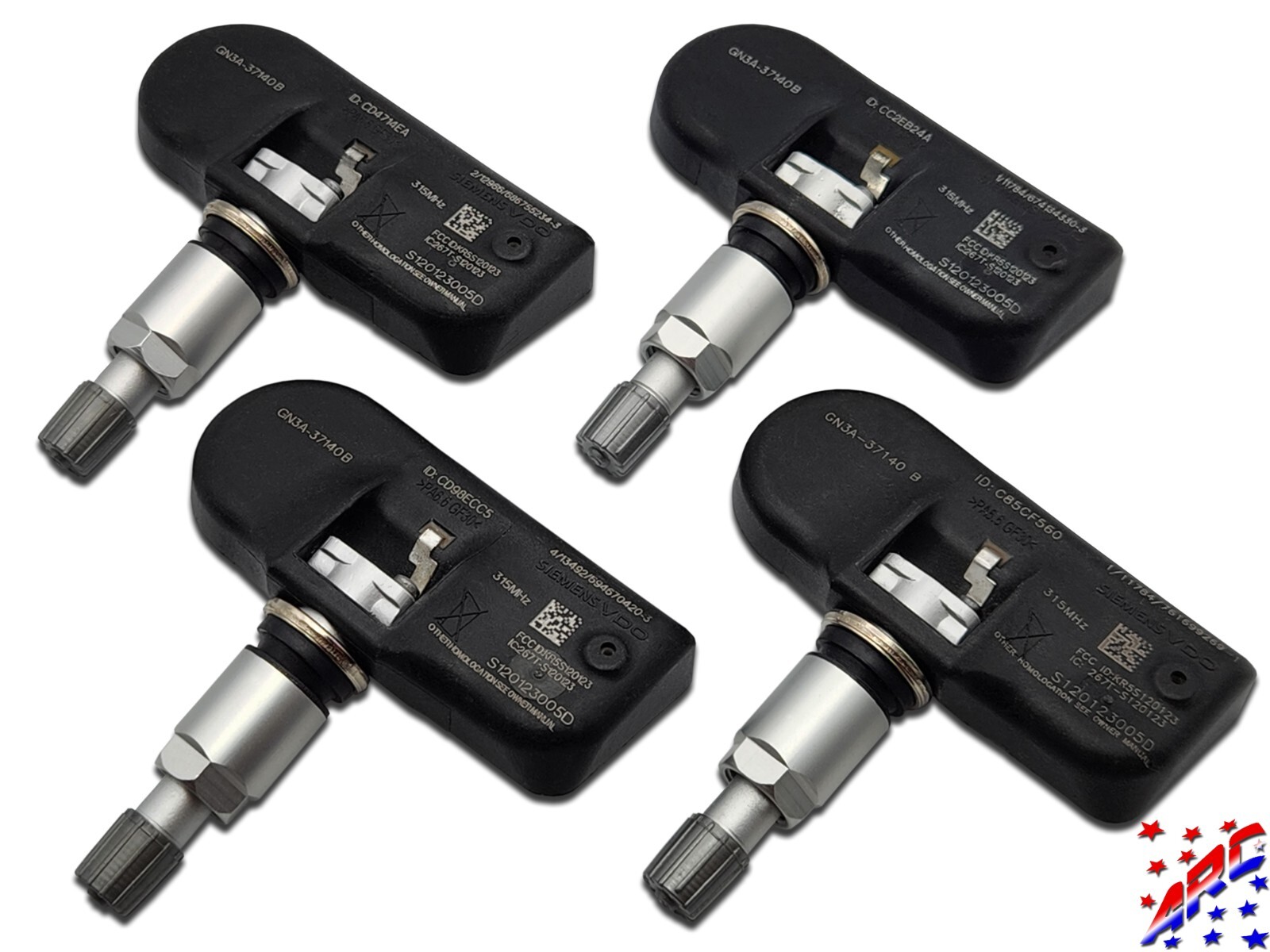 thumbnail image 2 of Full Set Of 4 OEM Subaru TPMS Sensors – Fits WRX, Part #28103AJ00A & More 2 of 5