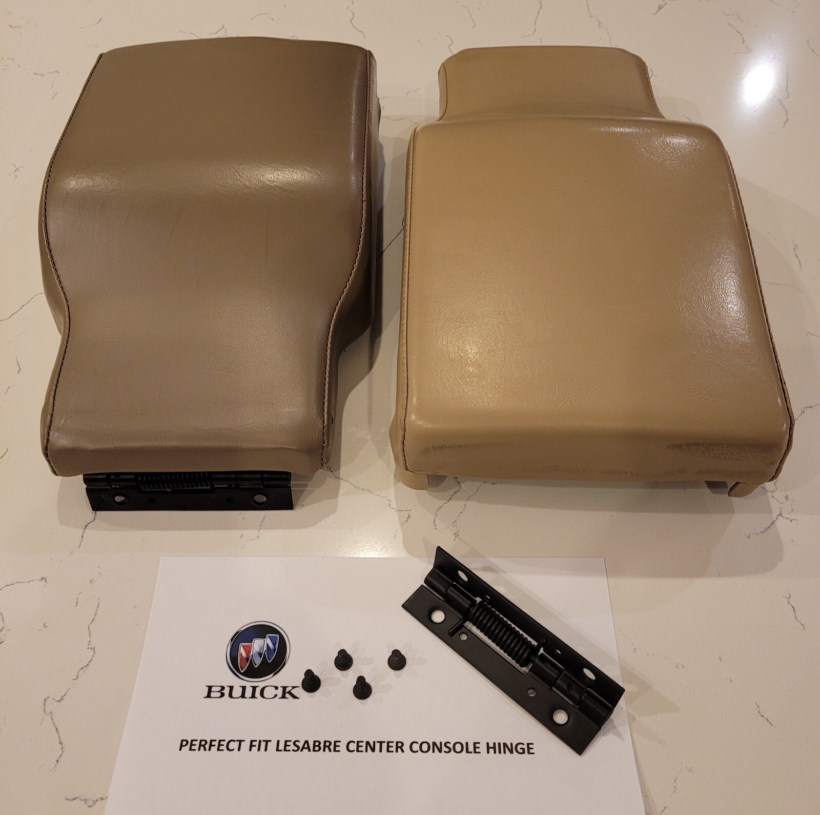 Used 20002005 Buick Lesabre Console Arm Rest Lid Hinge With 4 Screws