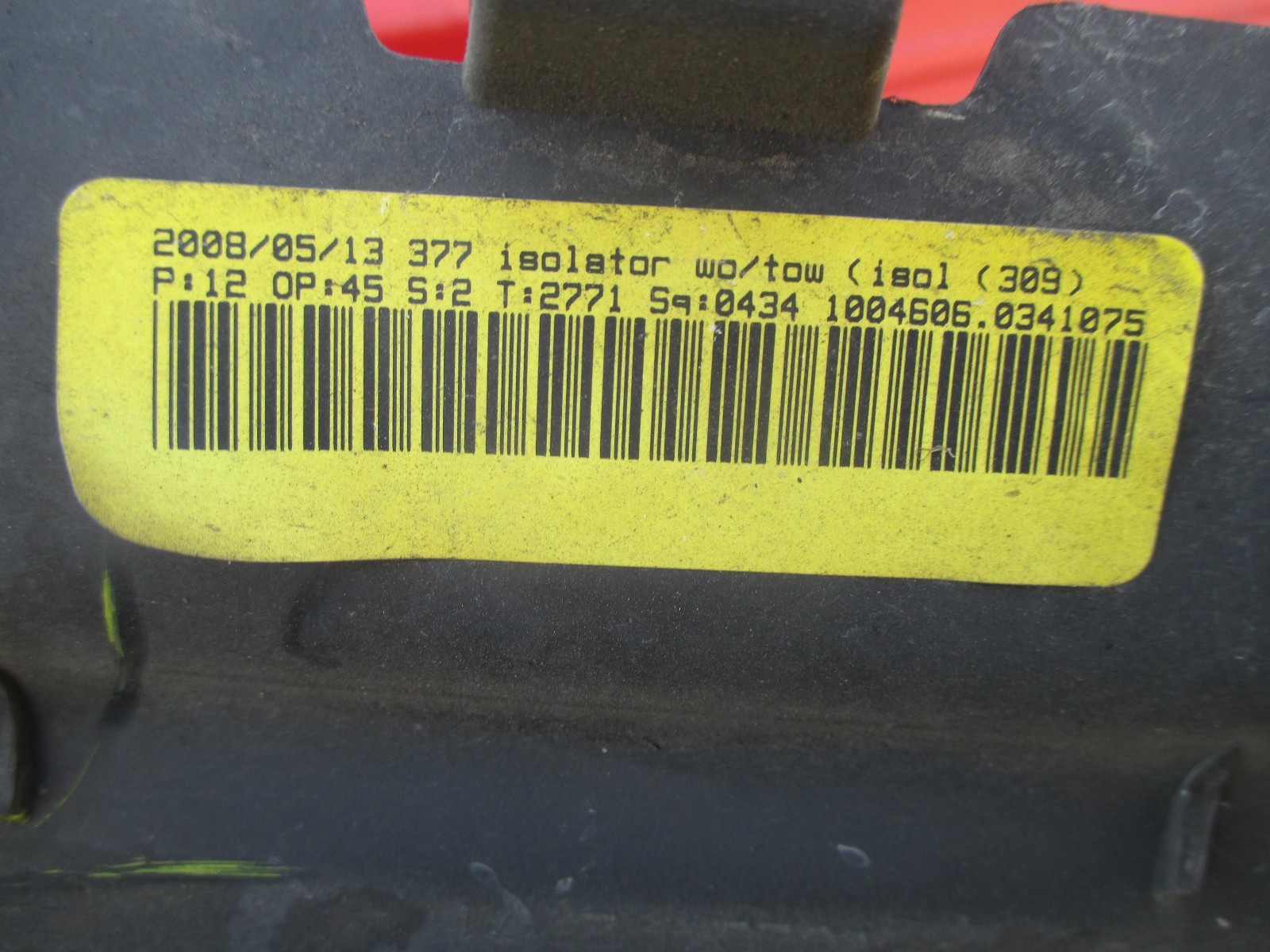 Used 2010 Ford Escape Rear Bumper Absorber Oem 20082010 20082012 for