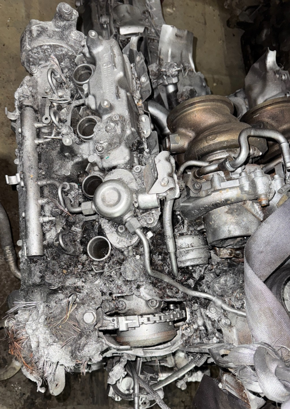 For Parts Or Not Working 2013 Bmw M5 M6 Engine S63 V8 Twin Turbo 72k ...