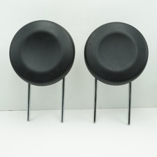 2012 2019 - Fiat 500 OEM Rear Set of 2 Headrests Set 2nd Row Black 4417