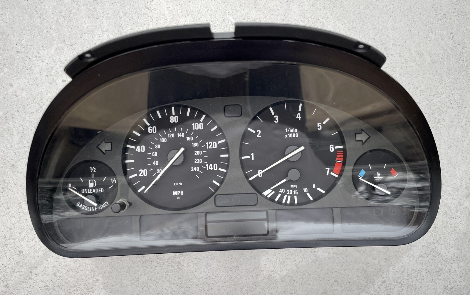 Used 0103 Bmw E39 525i 530i Instrument Cluster Speedometer Dash 245k