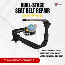 DUAL STAGE SEAT BELT REPAIR SERVICE FOR CHEVROLET OEM ALL MAKES ALL MODELS