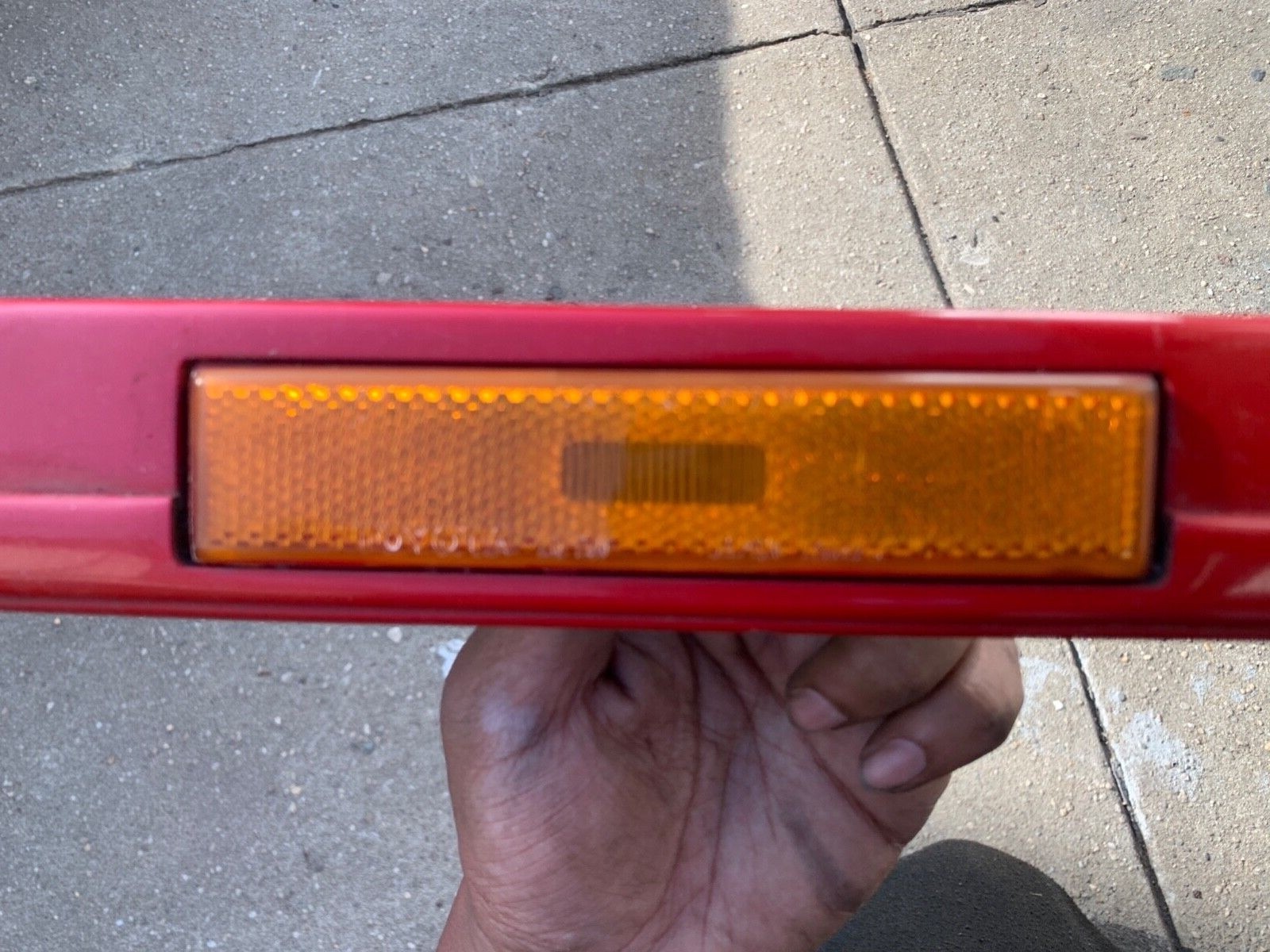 89-92 Toyota Supra MK3 Front Nose Header Panel Cover Medium RED Pearl OEM